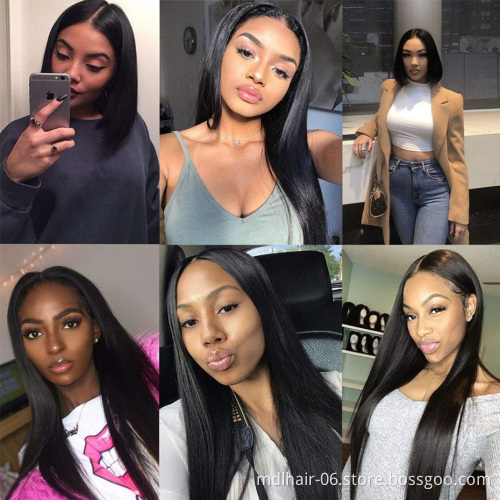 Wholesale Straight Human Hair Wigs For Black Women Peruvian Hair Wigs Cheap U Part Wig Glueless Remy Human Hair
